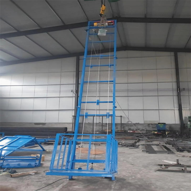 Wholesale Work Platform Lifts Single Guide Rails Cargo Lift Hydraulic Cargo Elevator Freight Elevator