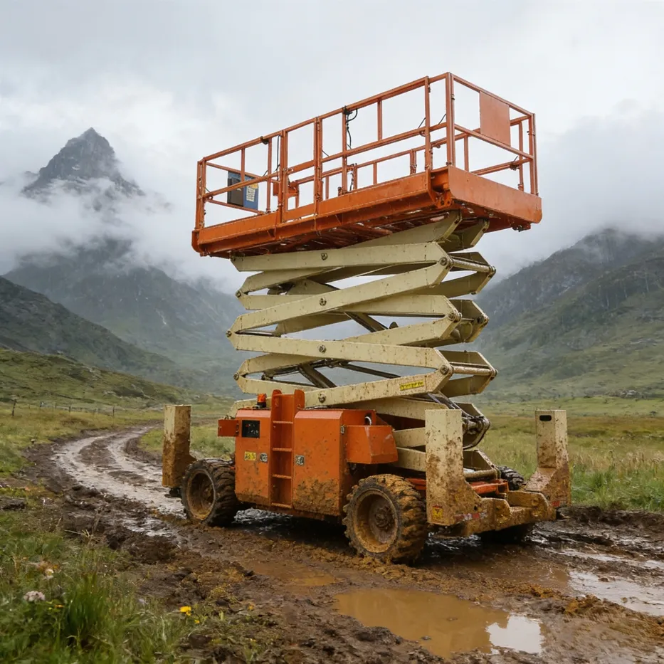 Rough Terrain Scissor Lift