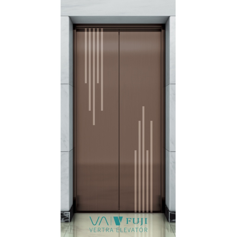 Vvvf 0.4m/S 450kgs Cheap Small Villa Panoramic Lift Door