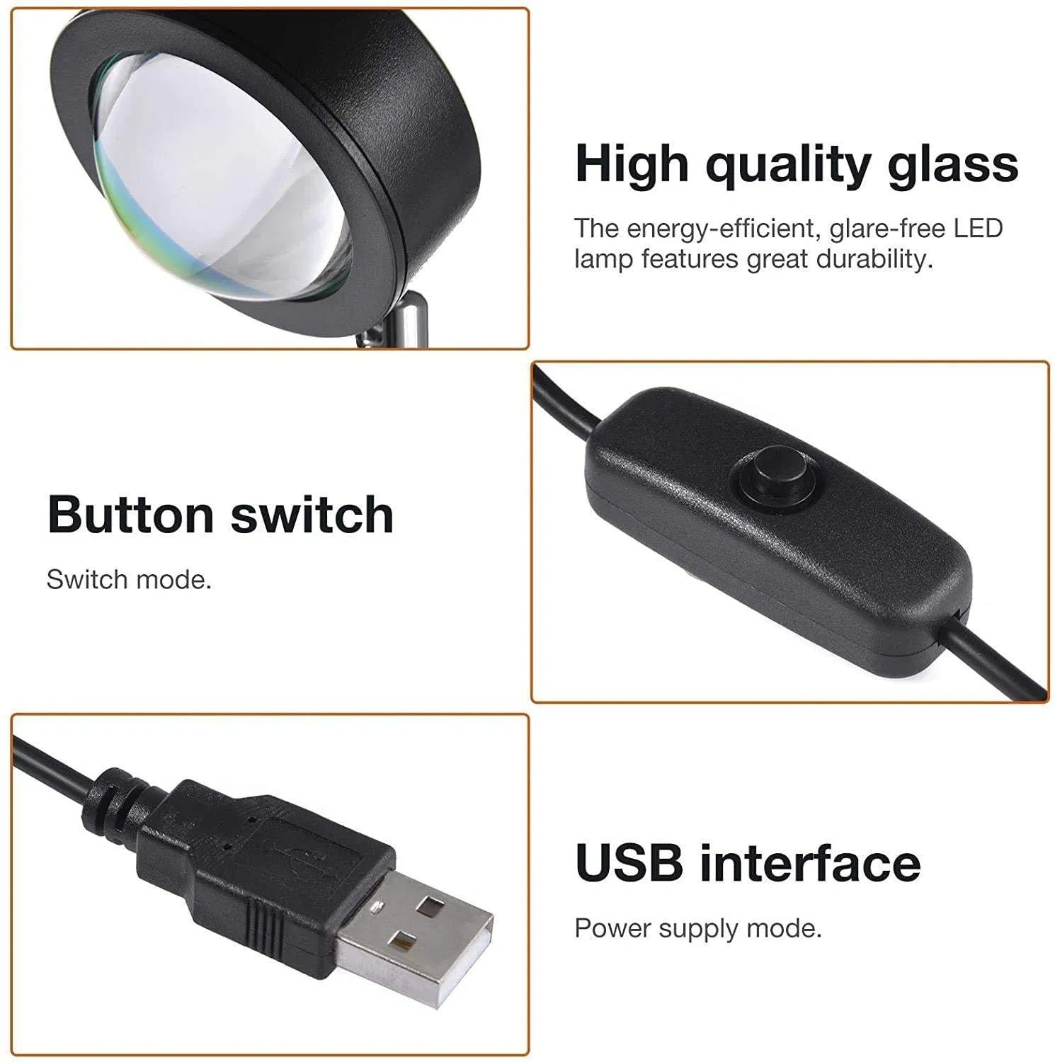 Sunset Projection Lamp for Party Living Room Bedroom Decor