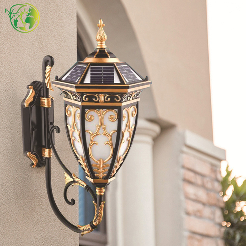 Waterproof Solar Wall Light for Outdoor Patios with IP65 Rating
