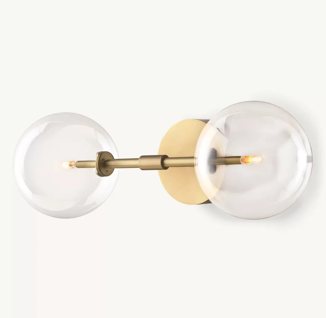 Glass Globe Linear Sconce View 4