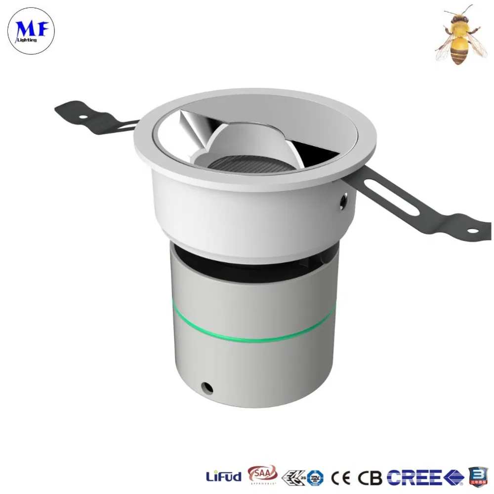 Hotel Bedroom Living Room Stairway Modern Indoor Lighting Ceiling Adjustable Recessed Aluminum 5W/7W/8W/12W/20W LED Spot Down Lamp