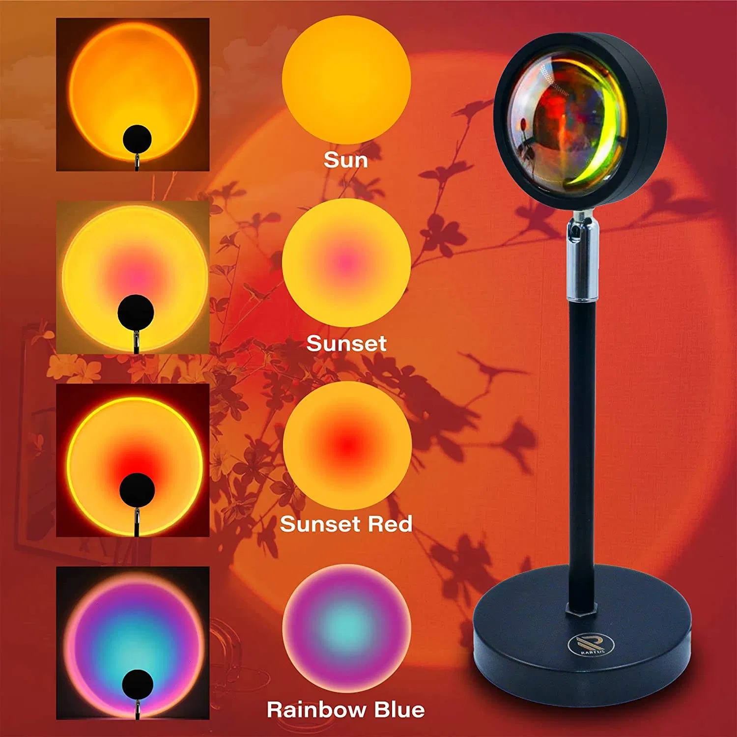 Hot Sale Small USB Nightlight Soft Light Nur Sery Sunset Floor Lamp