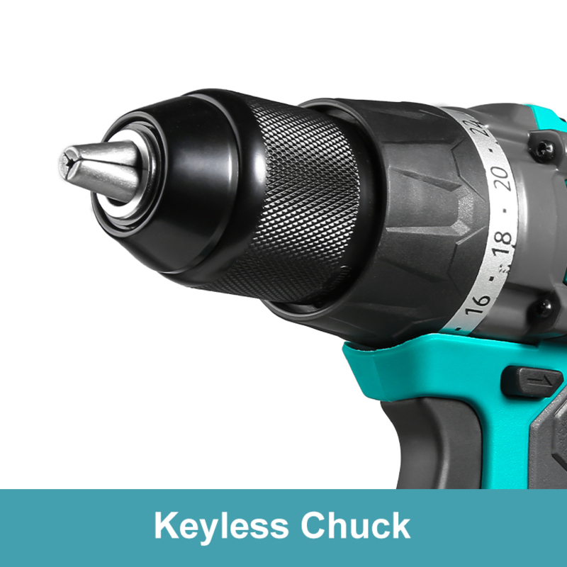 Liangye Electric Power Tool 18V 70nm Heavy Duty Cordless Rechargeable Battery Drill Brushless Power Tool