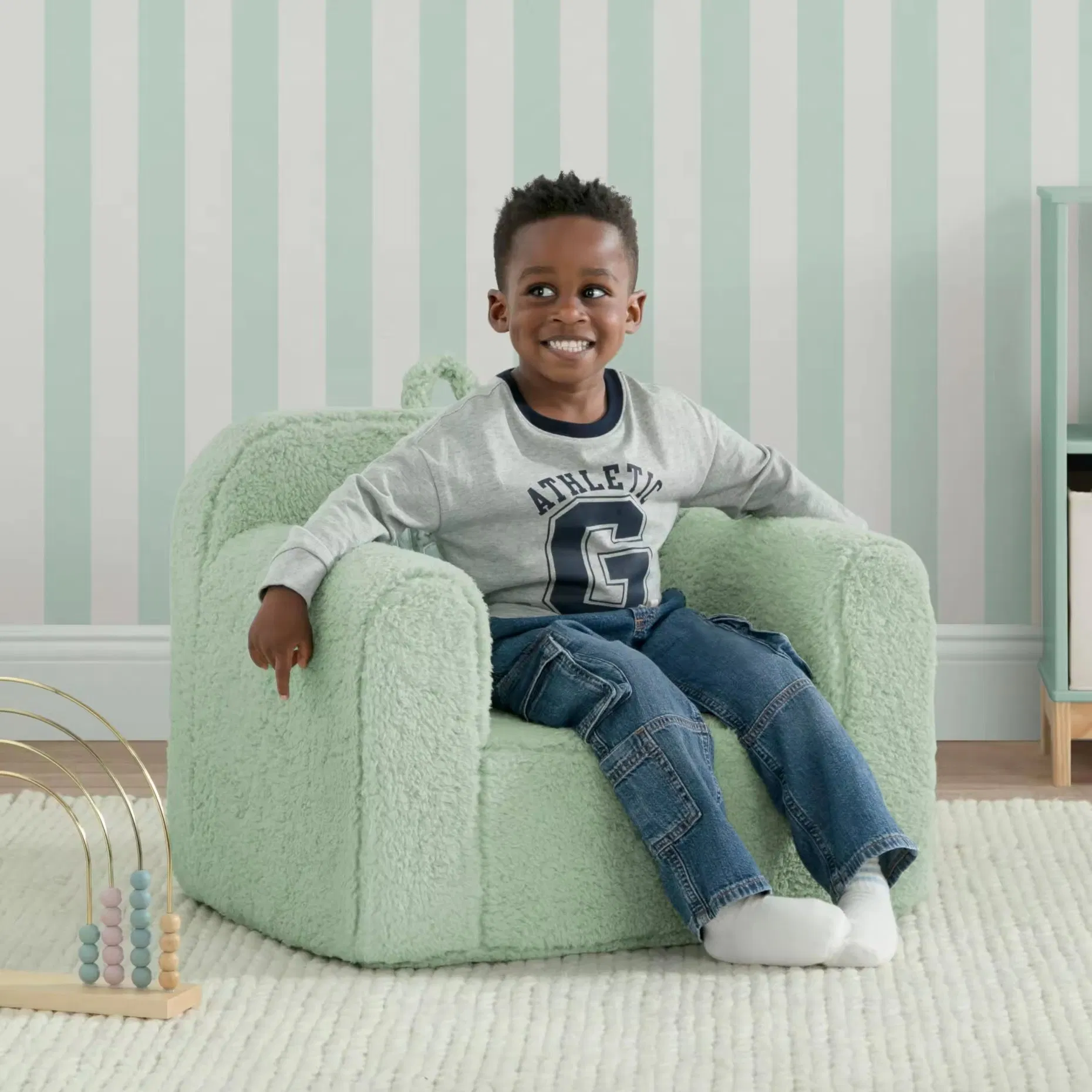 Tenderplayful OEM/ODM Custom Foam Baby Couch Compressed Kids Sofa for Nursery