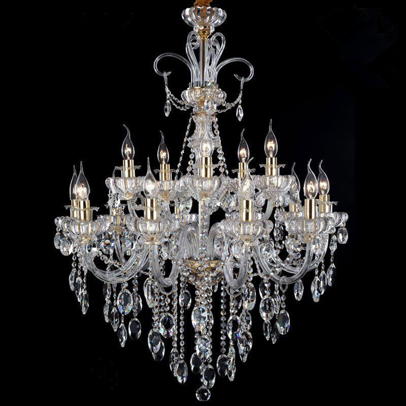Customized Modern Design Elegant Luxury Restaurant Dining Table Crystal Chandelier Lamps