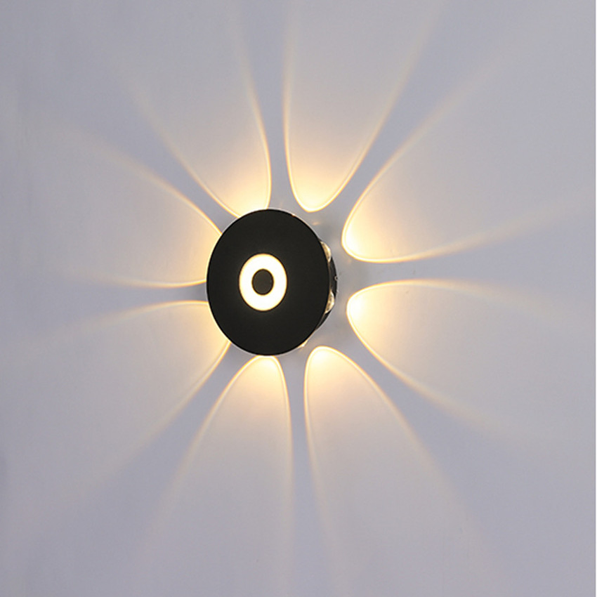 Mushroom Waterproof Wall Light Moisture-Proof Wall Lamp 9W New LED Wall Sconce Modern Minimalist Outdoor AC85-265V