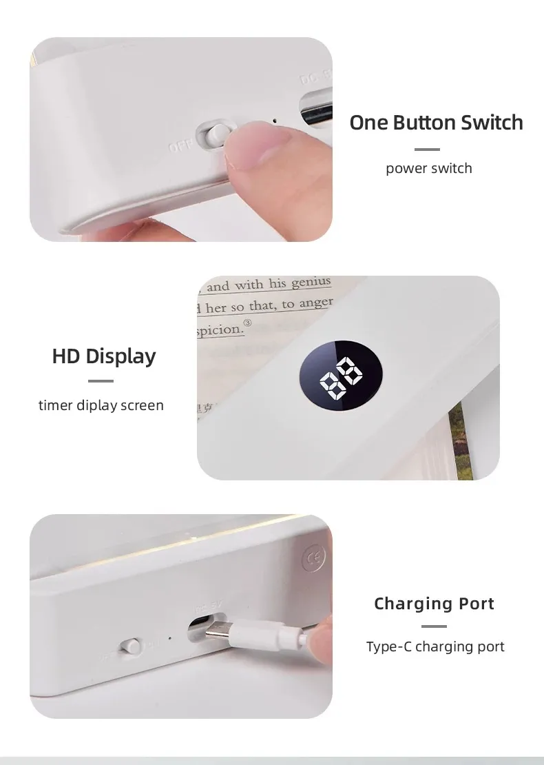 LED Book Light Usage