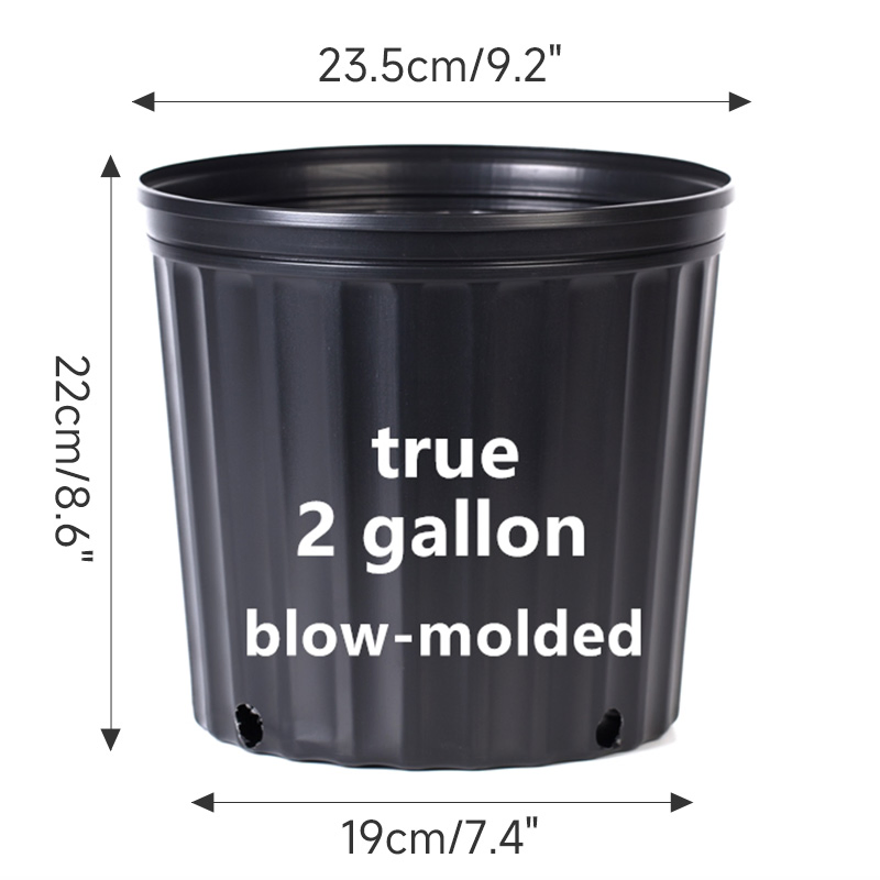 Big Mini Gallon Pots for Wholesale Plant Nursery Flowerpot Equipment