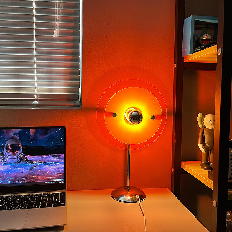 Modern Sunset Projector Bedroom Coffee Shop Live Streaming USB Rainbow Lamp