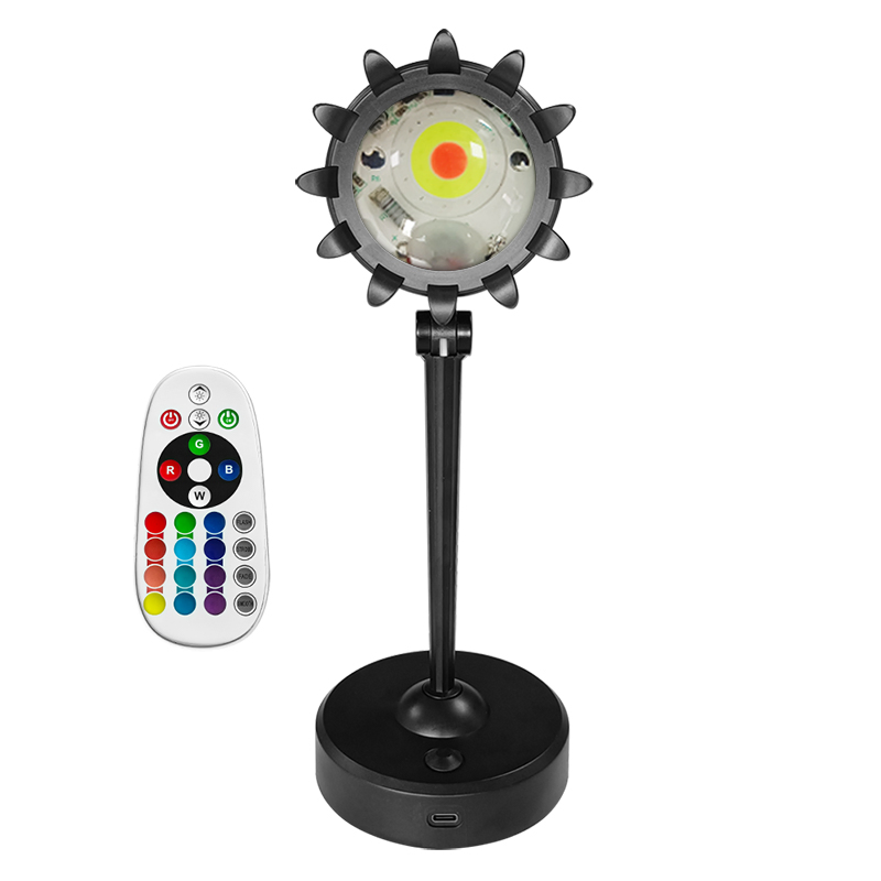 Party &amp; Home Decor Atmosphere Light Sunflower Sunset Lamp for Bedroom Sunset Lamp