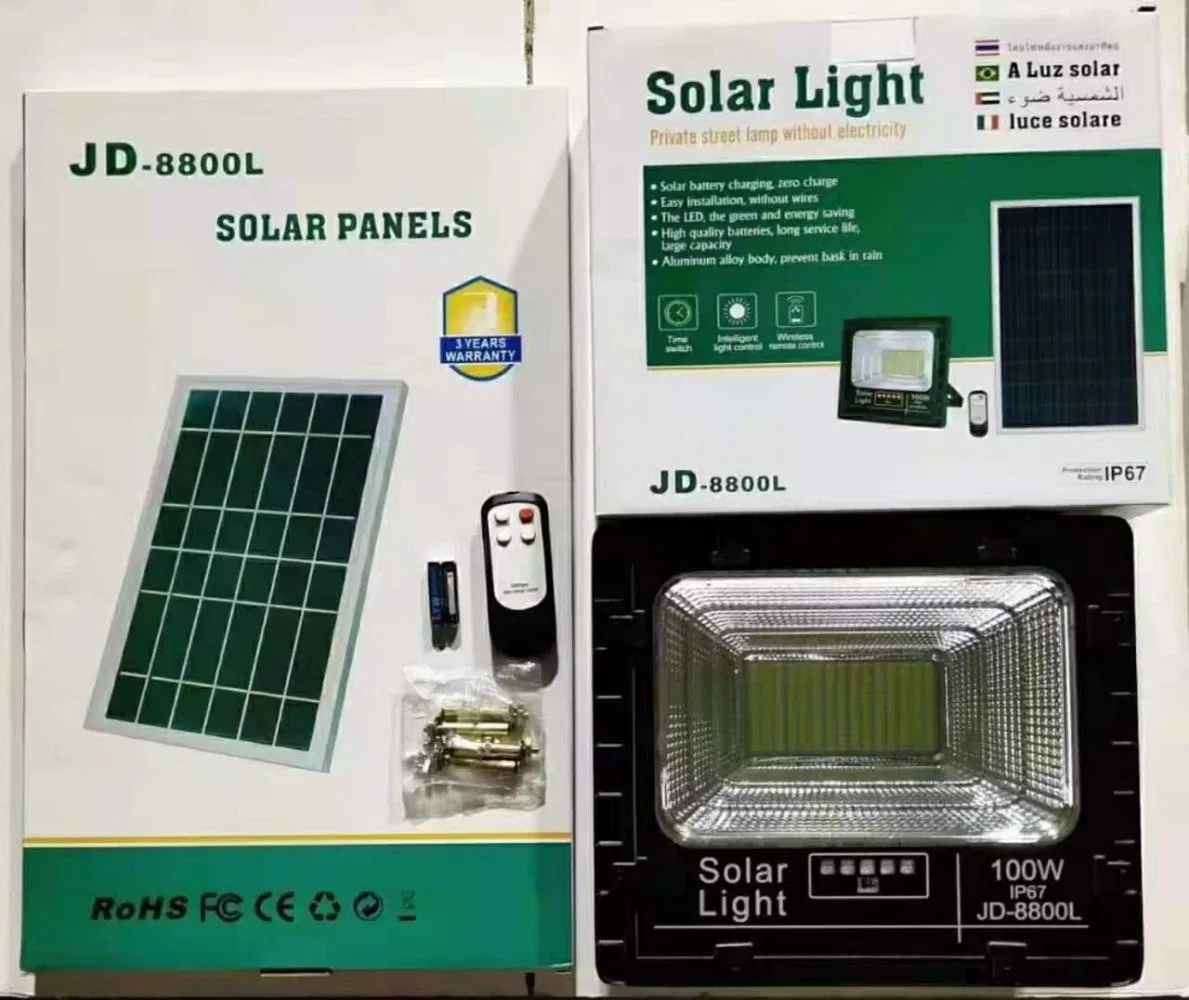 300W 200W High Quality Waterproof Outdoor Wall Solar Reflector Solar LED Flood Garden Lights