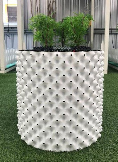 Nursery Plastic Pot PE 0.8mm Root Pruning Container with UV Resistance