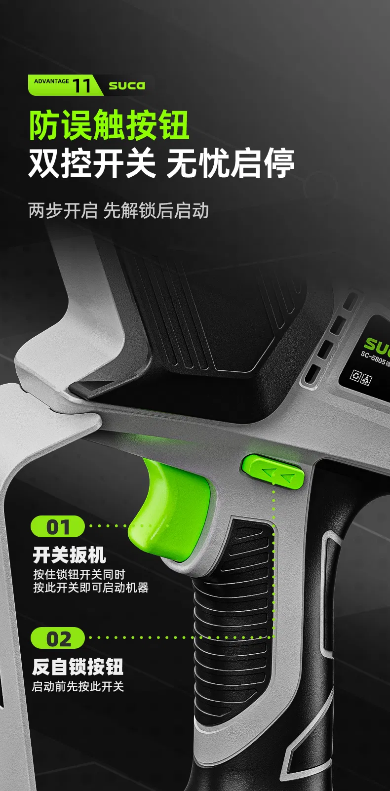 Electric Chainsaw Display 15