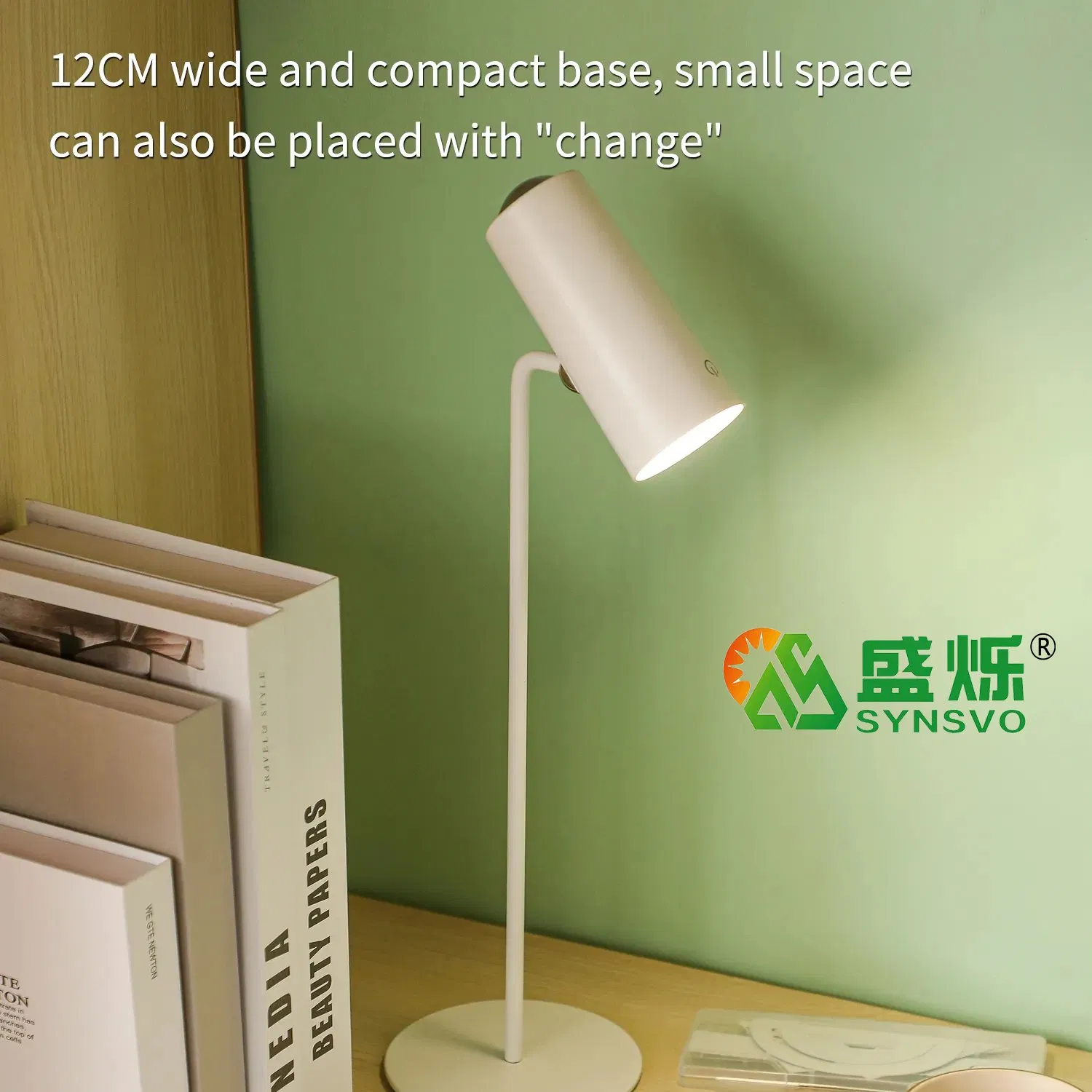 Creative Multifunctional Touch Sensor Dimming Rechargeable LED Sunset Lamp Wireless Learning Reading Desk Lamp