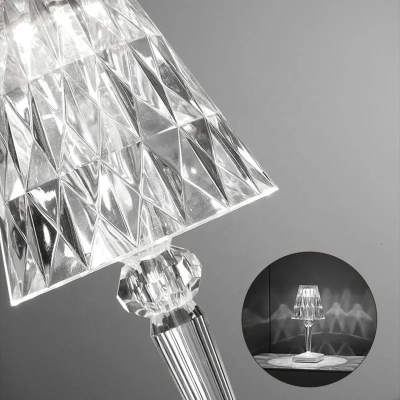 Crystal Table Lamp View 3