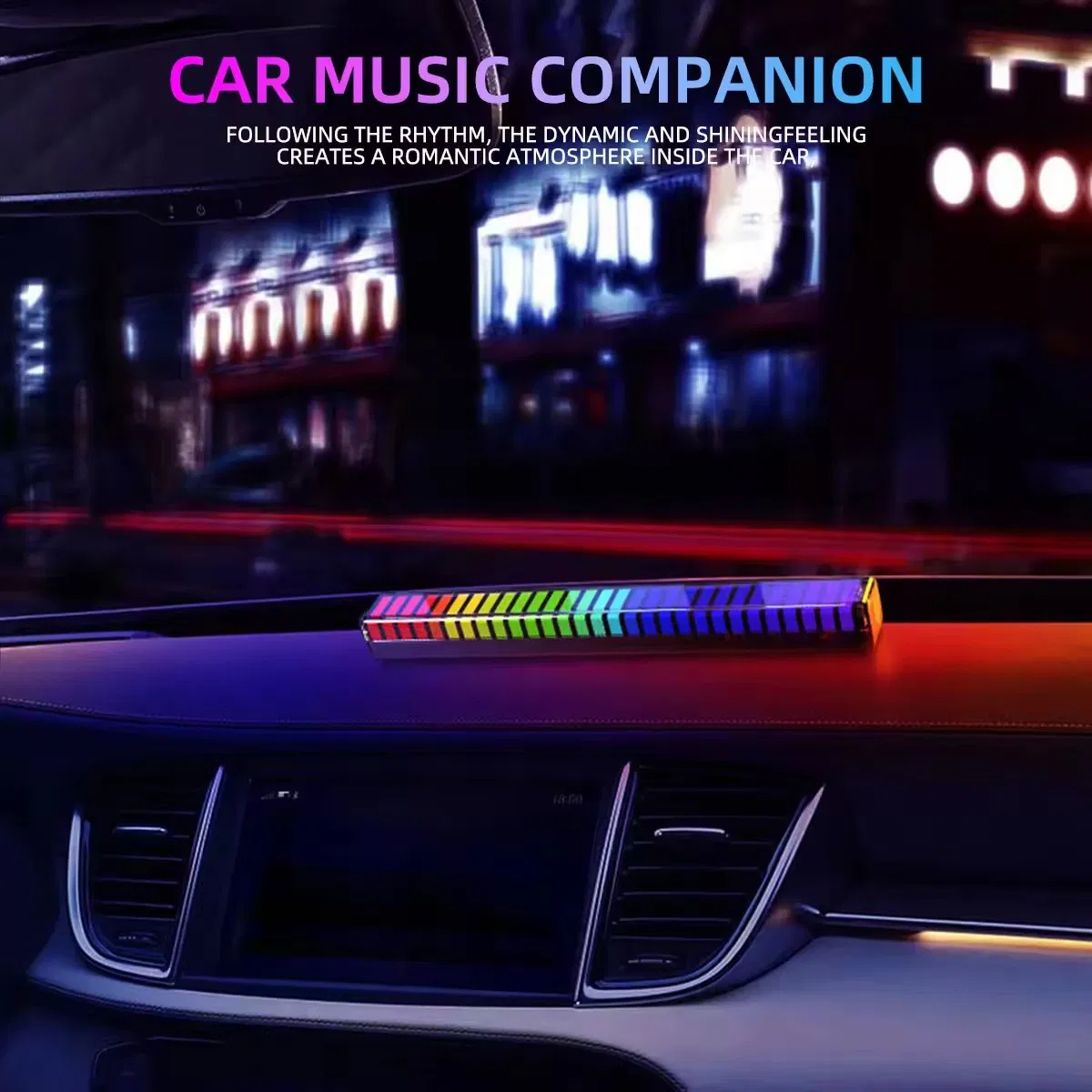 Smart APP-Controlled Car Ambient Light with Rhythm Effects