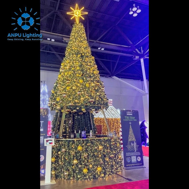 Anpu Christmas Tree LED Light Smart APP Controlled System with IP65 Rating