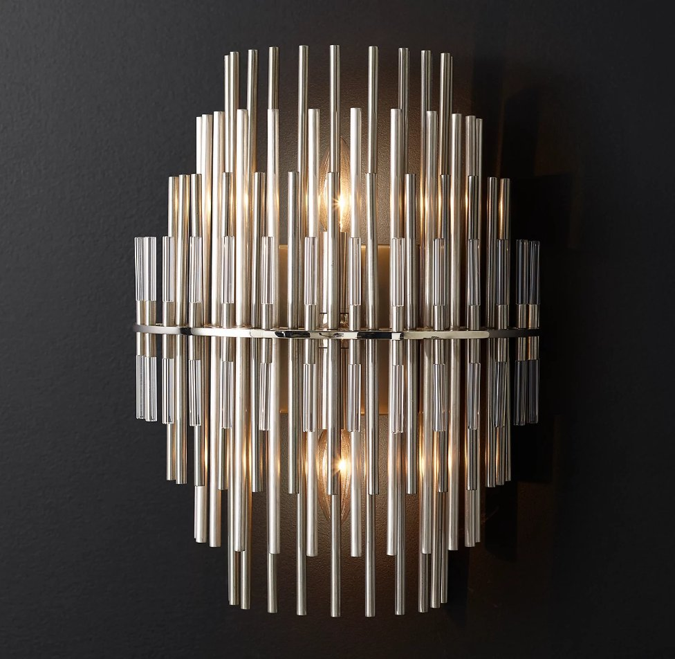 American Industrial Style Metal Wall Light Emile Sconce