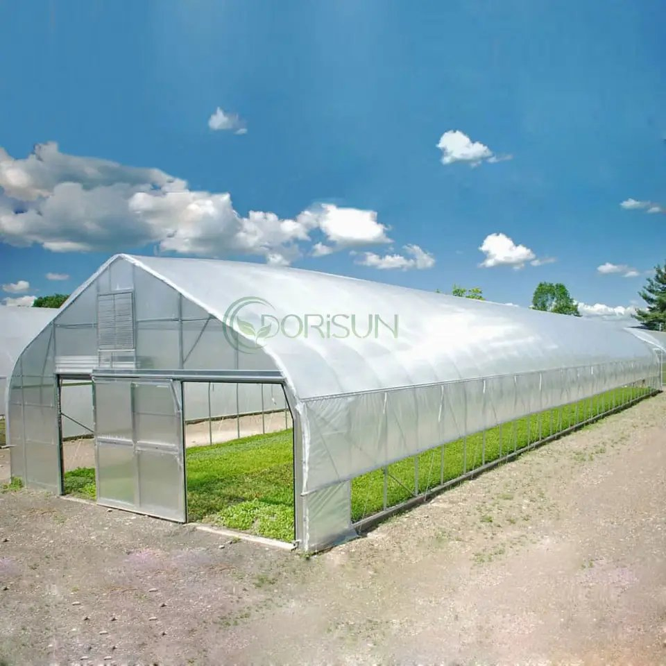 Durable Greenhouse Steel Structure Metal Frame Complete Set for Commercial Agriculture Nursery Farming Serres Agricoles
