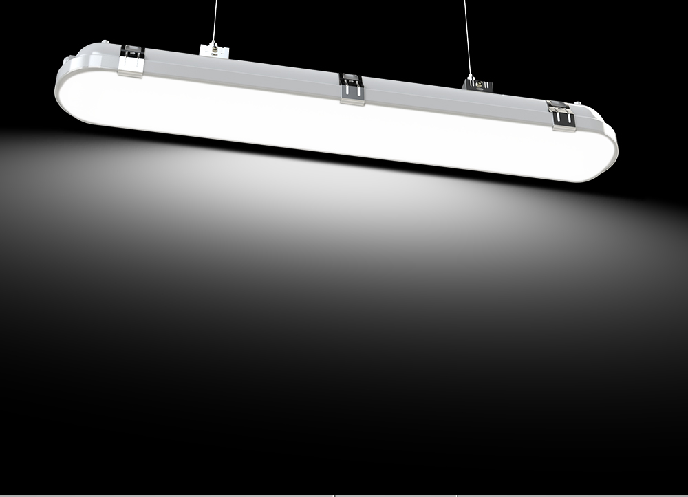 IP66 Waterproof Ik09 LED Vapor Tight Light Fixture Linear Lighting Tri Proof Lights 4FT