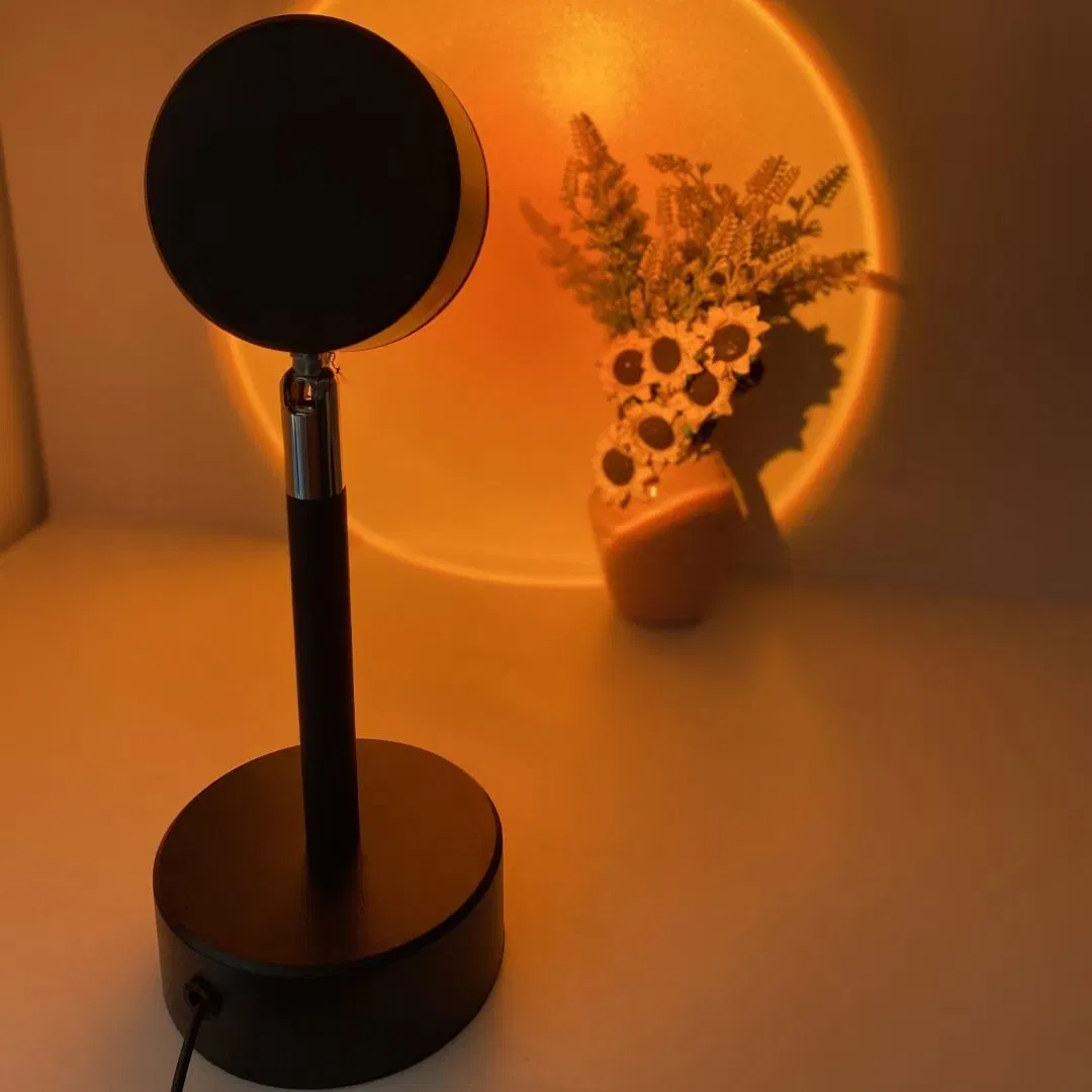 Sunset Projection Lamp LED Night Light Rainbow Wall Lamp