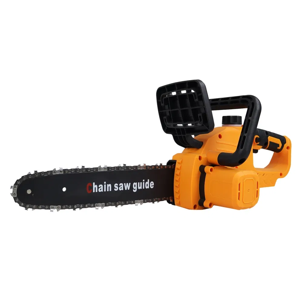 21V+21V Powerful Lithium Battery Cordless Garden Chainsaw Handheld Long Lasting Garden Tools