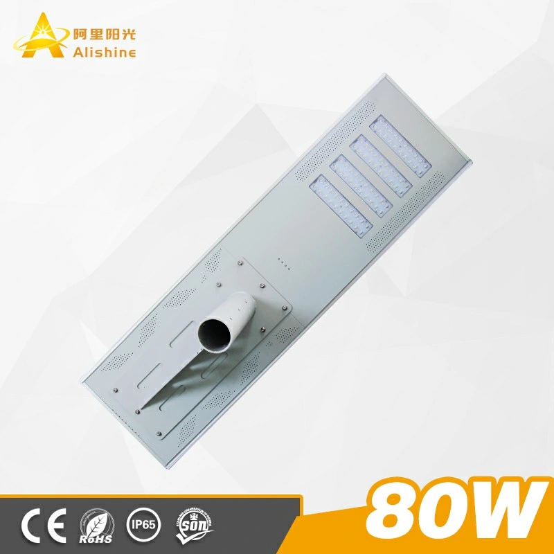 80W Solar Outdoor Lamp LED Garden Street Lighting with Motion Sensor