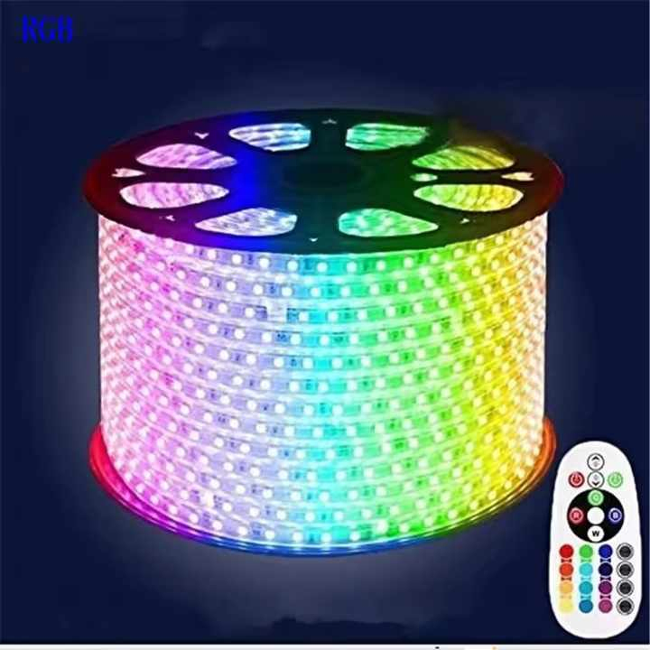 Smartphone APP Controlled RGB WiFi LED Strip Lights Work with Alexa Waterproof RGB LED Strip 5050 SMD LED Smart Rope Lights