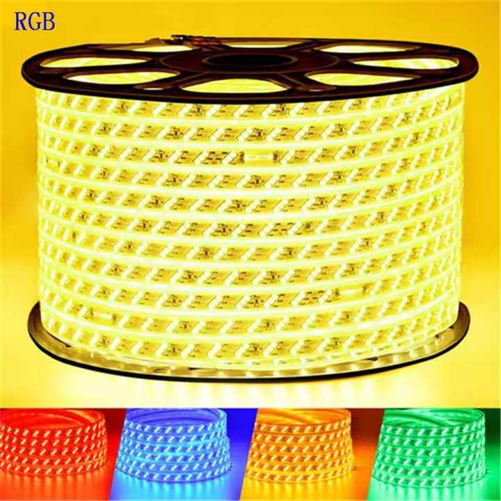 Smartphone APP Controlled RGB WiFi LED Strip Lights Work with Alexa Waterproof RGB LED Strip 5050 SMD LED Smart Rope Lights