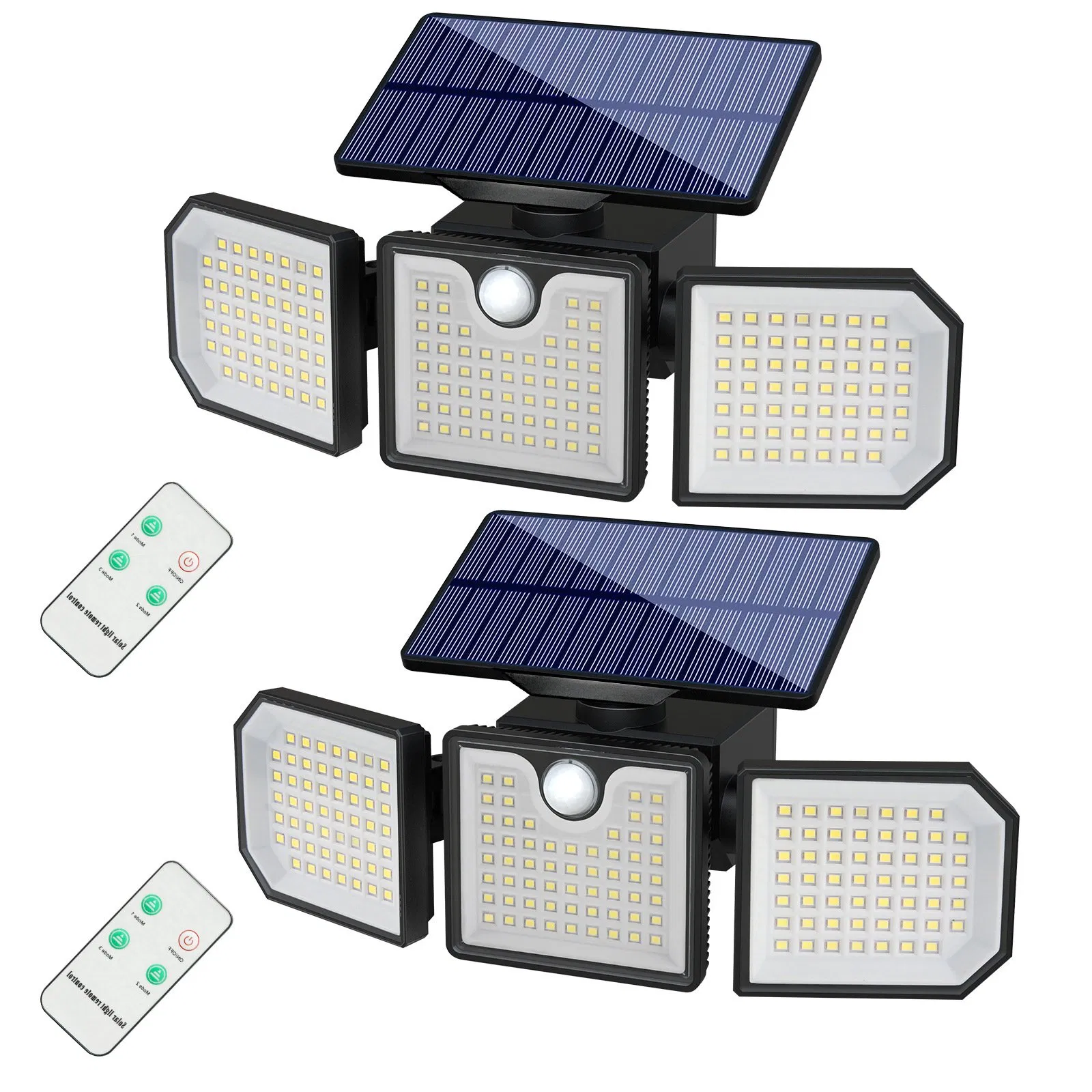 360 Degree Rotating LED Solar Motion Sensor Wall Lights for Outdoor Yard Garage Street