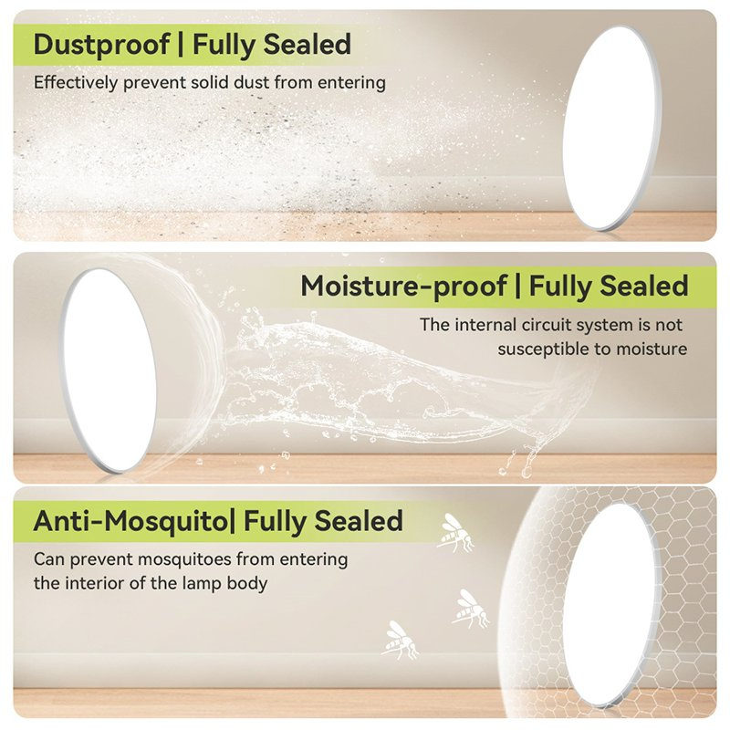 Smart LED Ceiling Light: APP-Controlled Color Temp 18W Ultra-Thin IP20