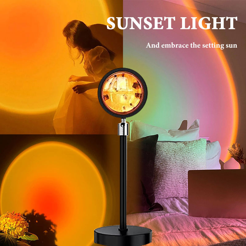 Customization High Quality Sunset Projector Lamp 180 Degree Rotation Projection Light Lamp