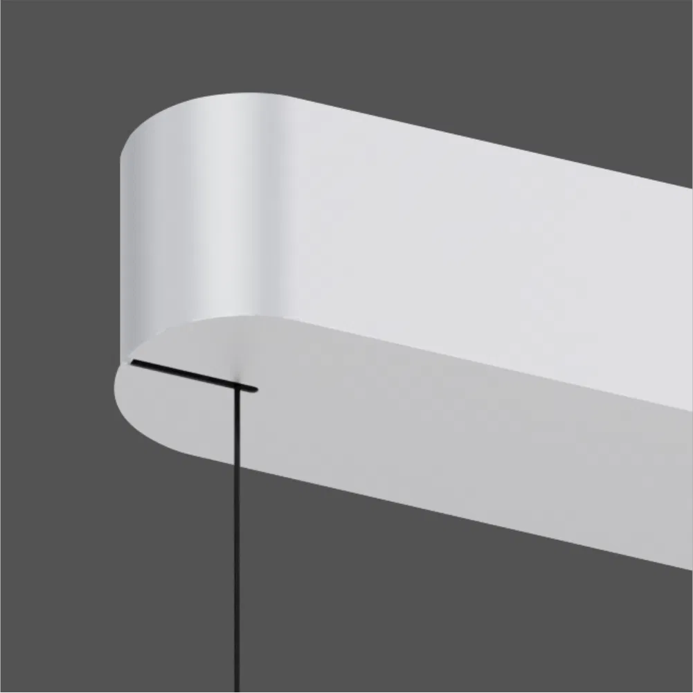 160cm Smart Linear Pendant Light with Backlight Automatic Lifting APP Controlled