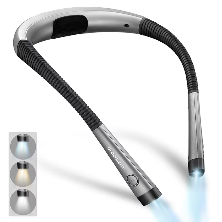 Dimmable Brightness Adjustable Type-C USB Rechargeable Flexible LED Neck Reading Light