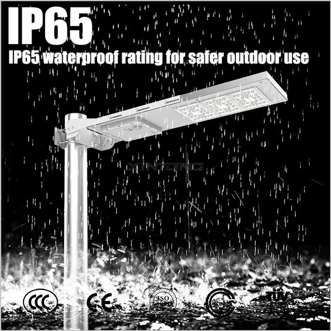 All in One Outdoor LED Solar Street Garden Home Road Lighting with Motion Sensor