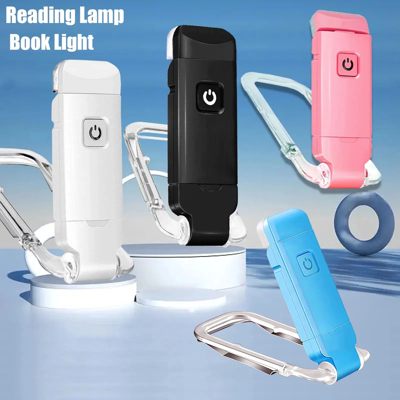 Outdoor Book Reading Light USB Rechargeable Dimmable LED Night Lights