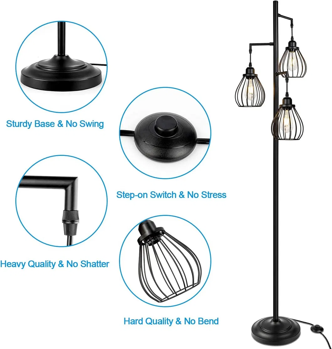 Industrial Tree Floor Lamp 4