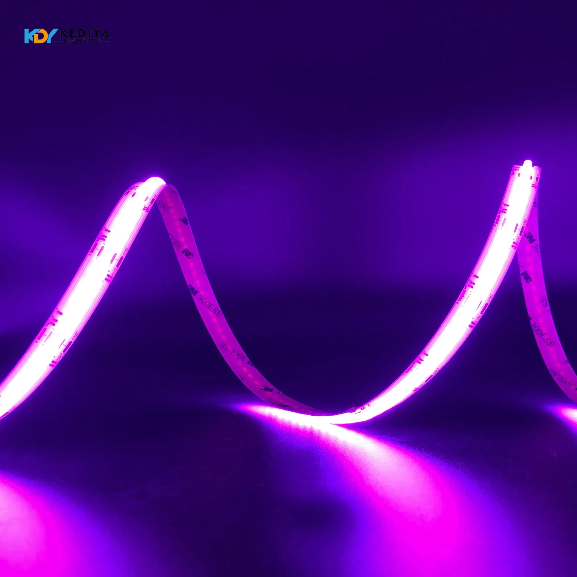 24V High Density COB Rgbcct LED Tape Light Dotless RGBW Color Changing Strip