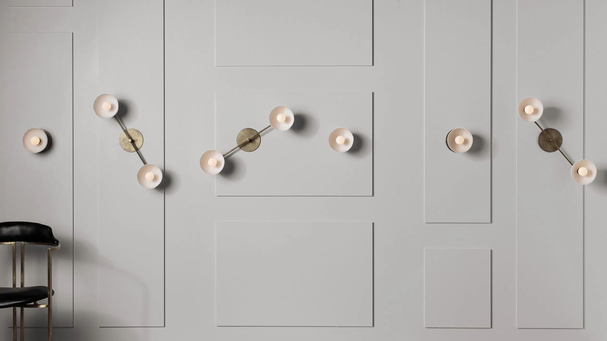 Modern Minimalist Copper Wall Lamp Indoor Solid Brass Wall Sconce