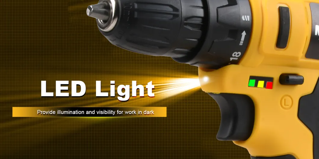 20V Cordless Impact Keyless Chuck Electric Screwdriver Set