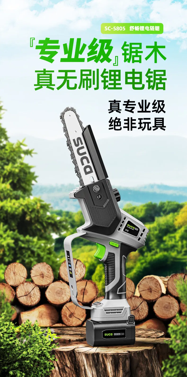 Electric Chainsaw Display 2