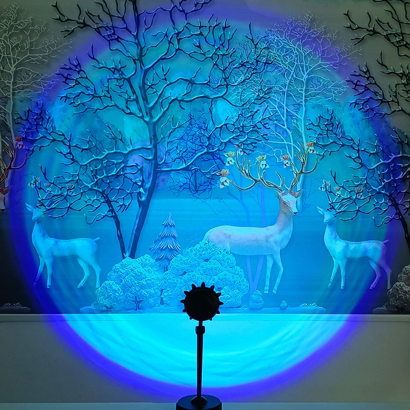 Party &amp; Home Decor Atmosphere Light Sunflower Sunset Lamp for Bedroom Sunset Lamp