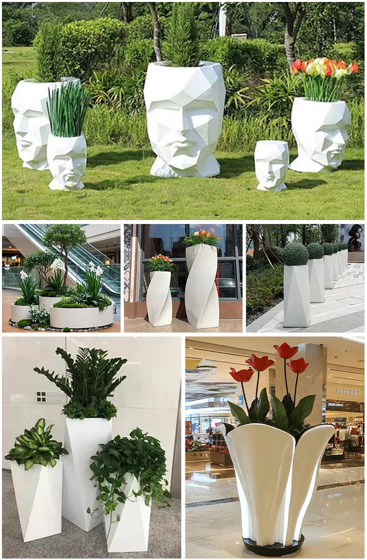 Fiberglass Planter Detail 1