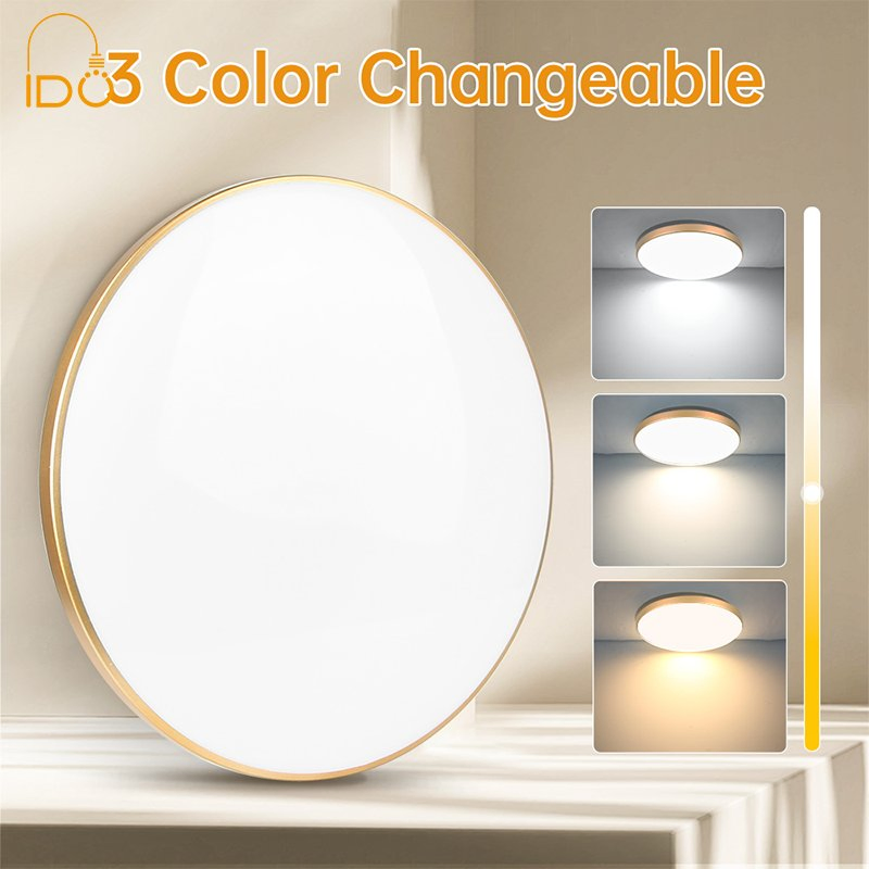 Smart LED Ceiling Light: APP-Controlled Color Temp 18W Ultra-Thin IP20