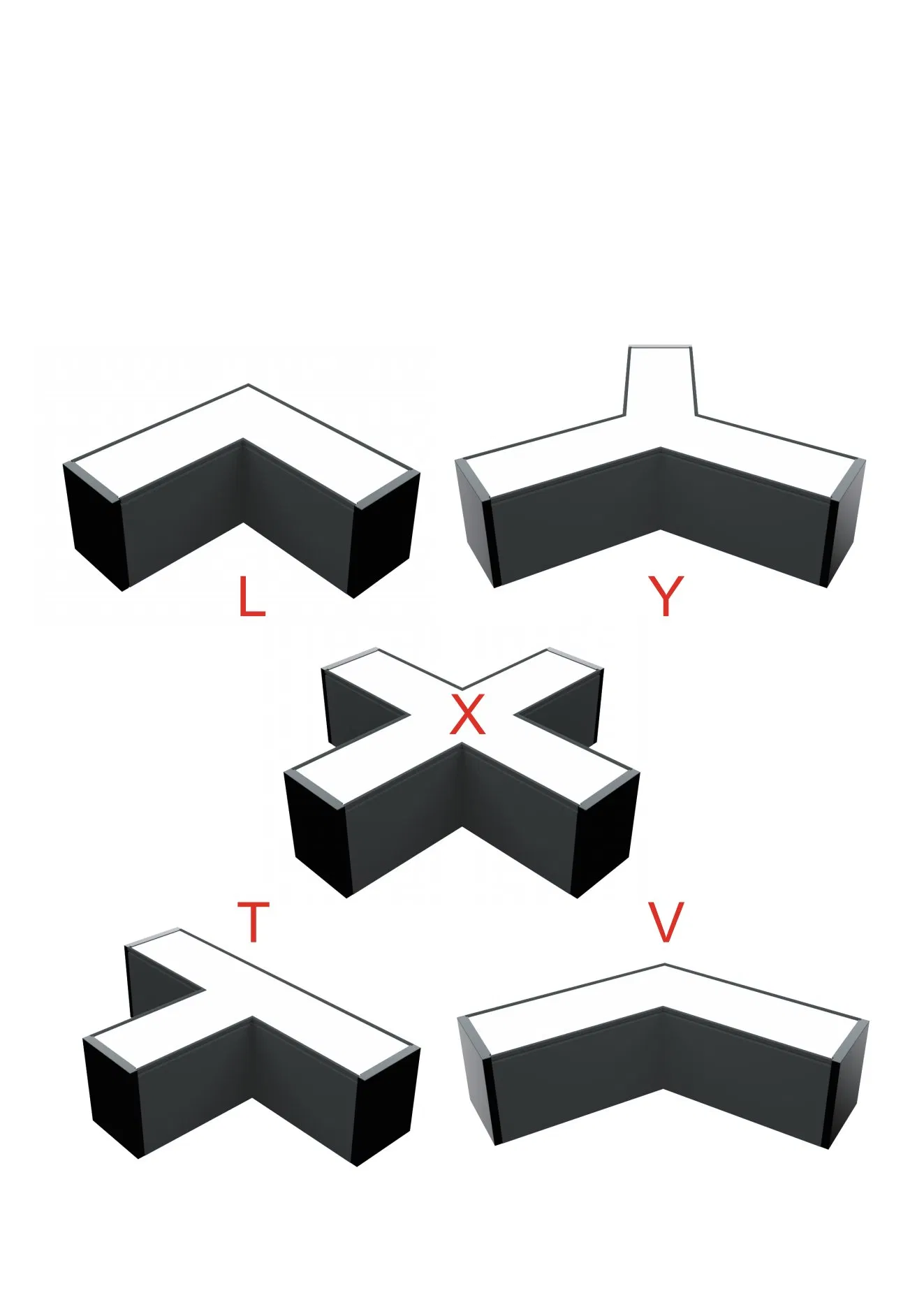 40W Dali Dimmable of Linkable LED Linear Light with CE/RoHS Certificate