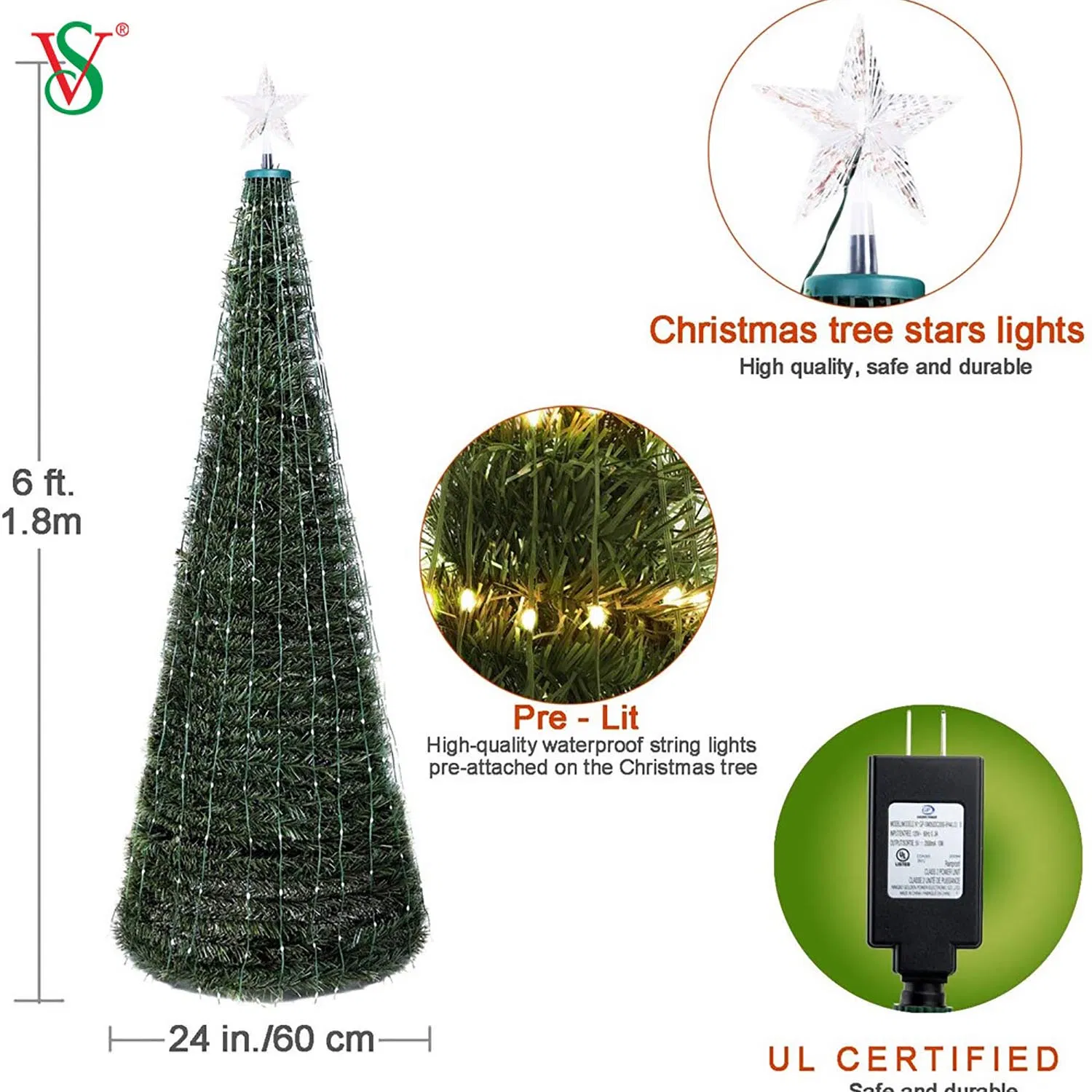Mobile APP Christmas Decoration Controlled LED Smart Mini Tree Light