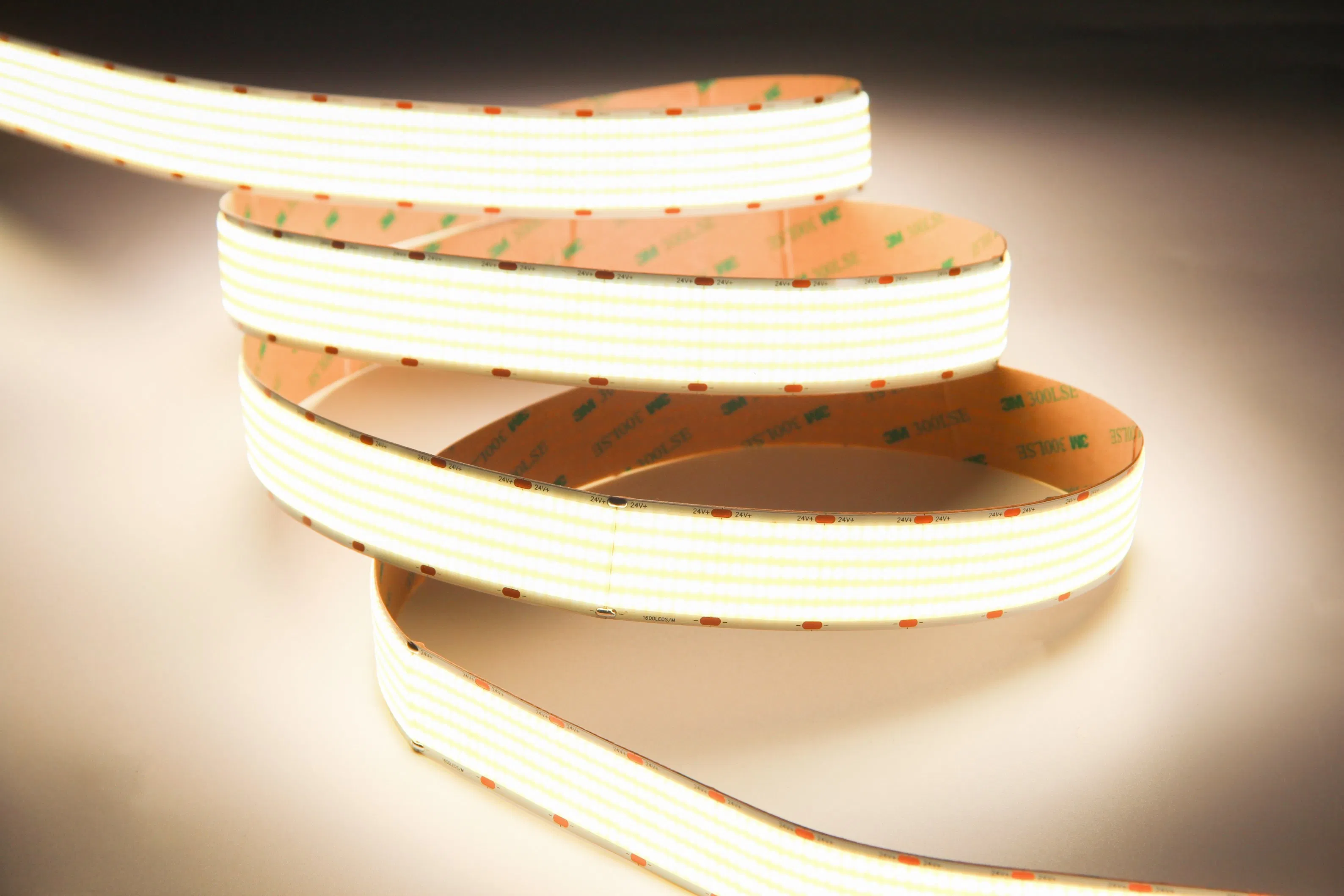 40W High-Output COB Flexible Strip for Ambient &amp; Task Lighting, 30mm
