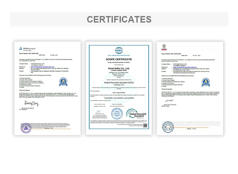 Certification